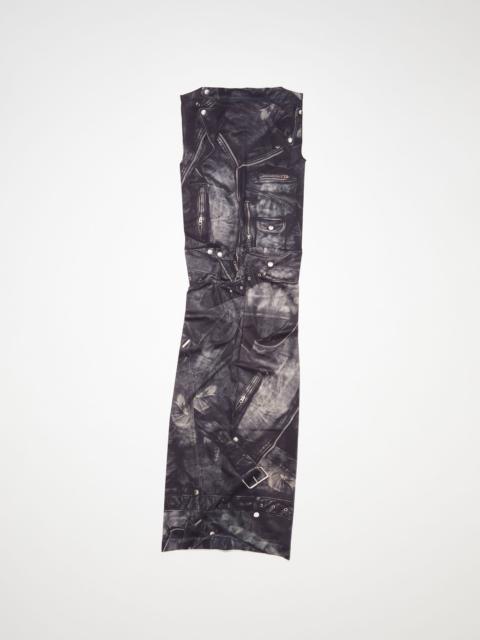 Acne Studios Trompe l'oeil dress - Faded black