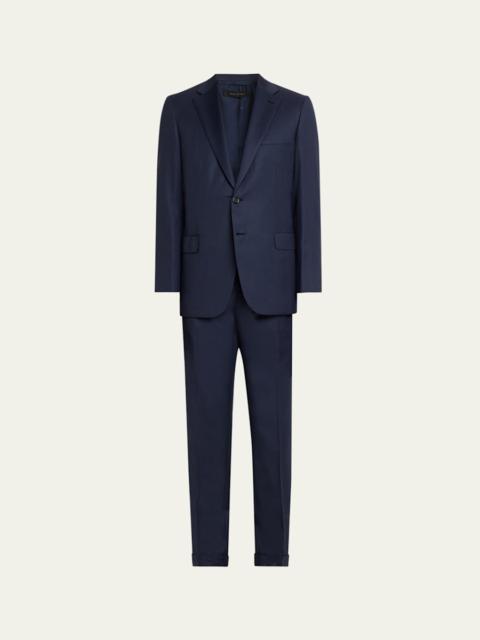 Brioni Men's Wool Micro-Herringbone Two-Piece Suit