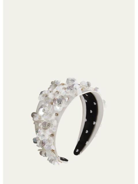 LELE SADOUGHI Brigitte Floral Wide Headband