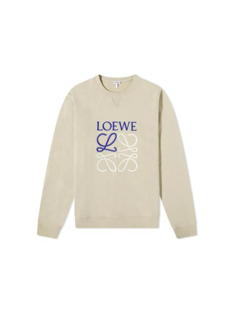 Loewe LOEWE Anagram Sweatshirt Stone Grey/Navy/White