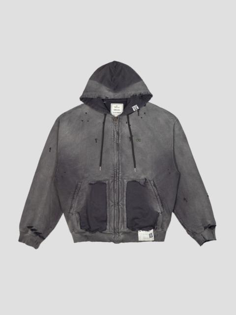 Maison MIHARAYASUHIRO SUNFADED ZIP-UP HOODIE