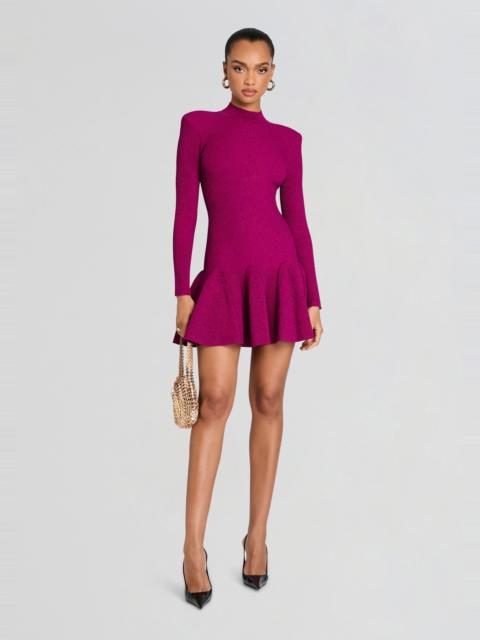 RETROFÊTE SYDONIE METALLIC KNIT DRESS