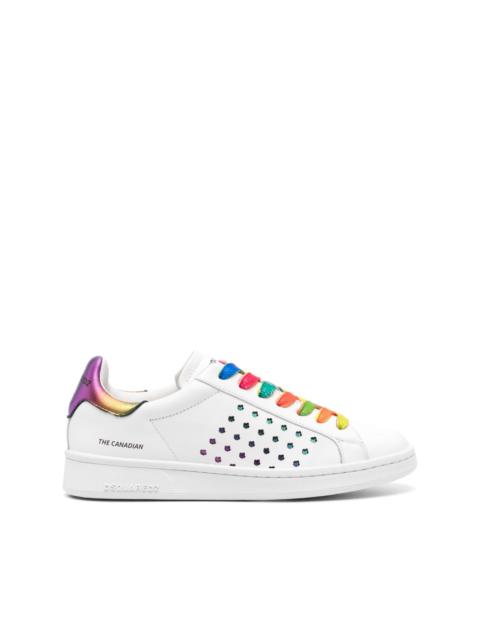 DSQUARED2 lace-up leather sneakers