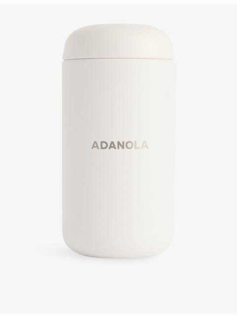ADANOLA Logo-Print Stainless-Steel Flask 400ml