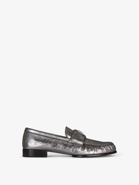 Givenchy 4G LOAFERS IN LAMINATED LEATHER