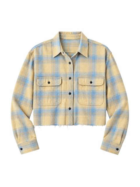 ASKK NY YELLOW PLAID CROSBY FLANNEL