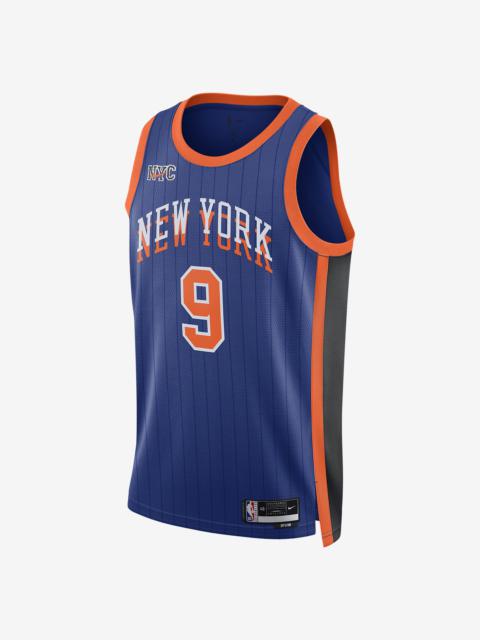 Nike RJ Barrett New York Knicks 2023/24 City Edition Nike Men's Dri-FIT NBA Swingman Jersey