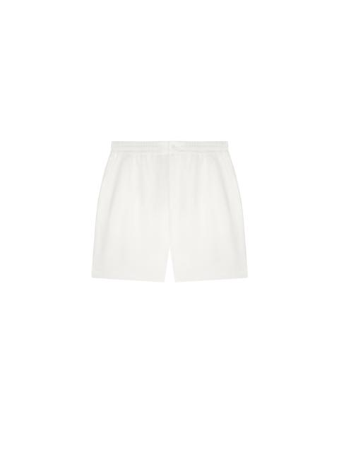 PANGAIA Womens DNA Aloe Linen Mid Length Shorts - Off-White
