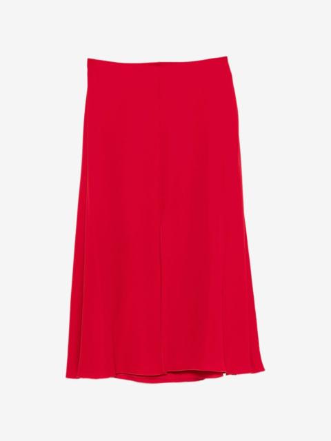 Valentino front-slit midi skirt