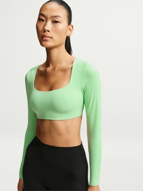 Nike Nike Zenvy Women's Light-Support Padded Long-Sleeve Sports Bra