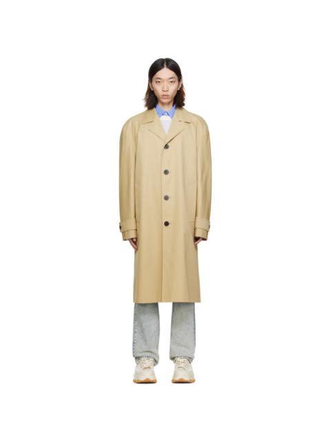 Wooyoungmi Beige Single Trench Coat