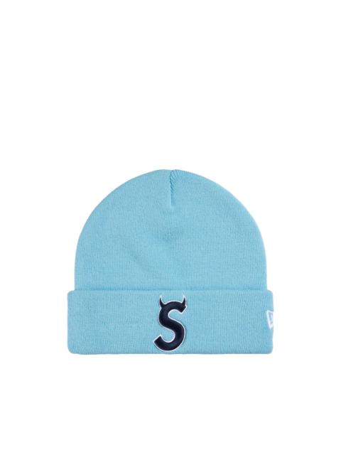 Supreme x New Era Devil S logo-embroidered beanie hat
