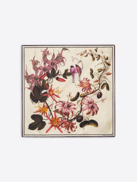 Dries Van Noten PRINTED SILK SCARF