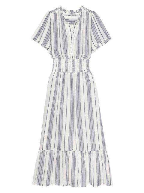Rails Women's Brent Linen-Blend Striped Midi-Dress - Salino Stripe