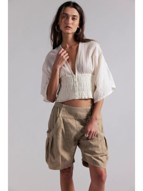FREE PEOPLE Bay Pull-On Harem Shorts