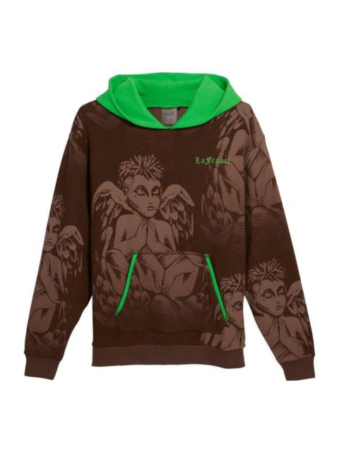 PUMA PUMA Hoops x LAFrance Hoodie 'Brown Green' 625664-01