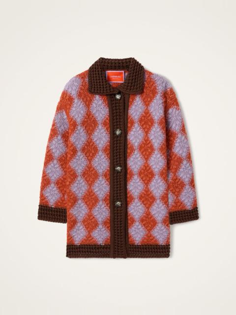 La DoubleJ Crochet Bowling Cardigan