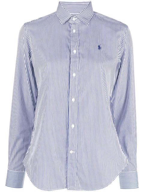 Polo Ralph Lauren embroidered-logo buttoned shirt