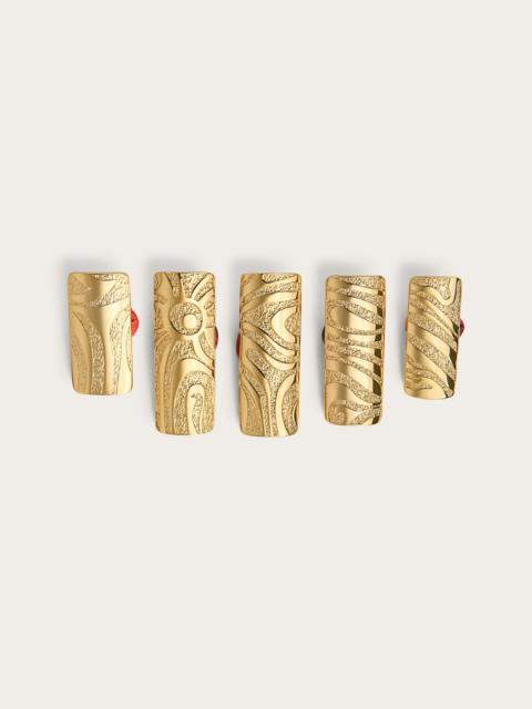 PUCCI SHIELD RING SET