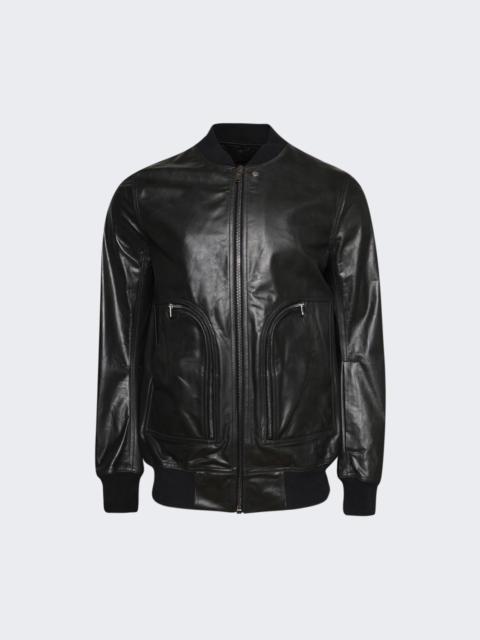 Rick Owens Bauhaus Flight Bomber Jacket Black