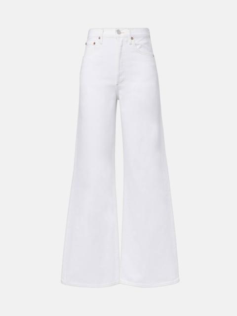 AGOLDE Dame high-rise wide-leg jeans