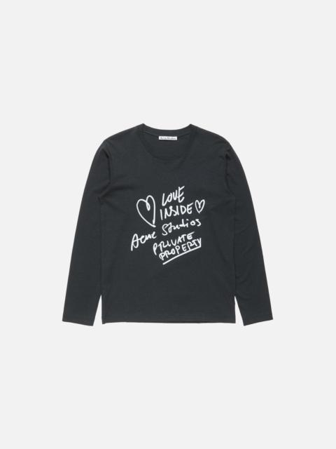 Acne Studios Graphic t-shirt - Black