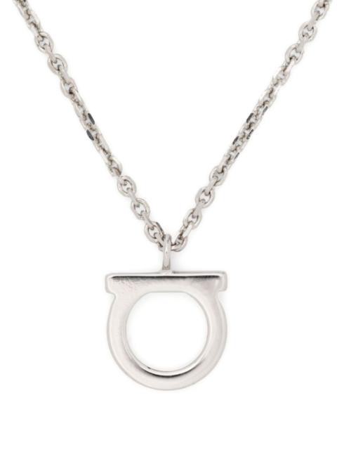 Silver-Tone Gancini Pendant Necklace
