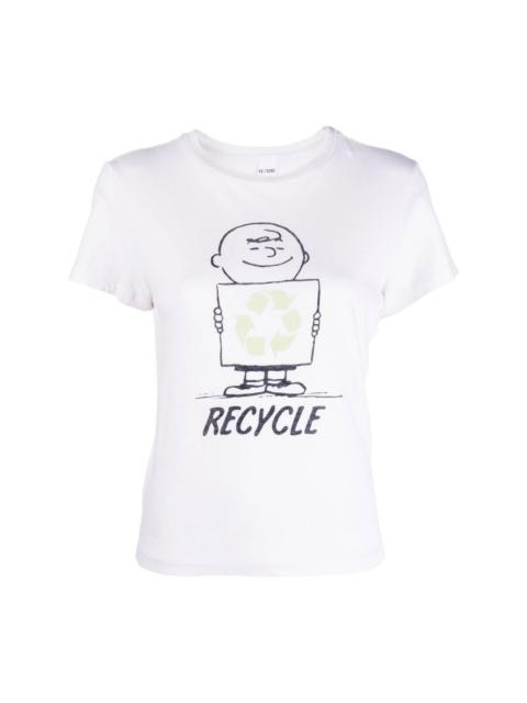 recycle graphic print T-shirt