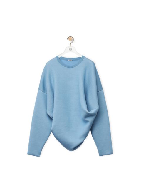 Loewe Draped sweater in silk and cashmere