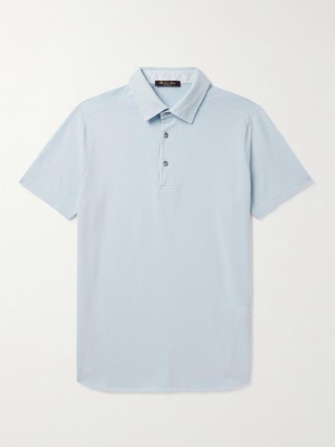 Loro Piana Cotton-Piqué Polo Shirt