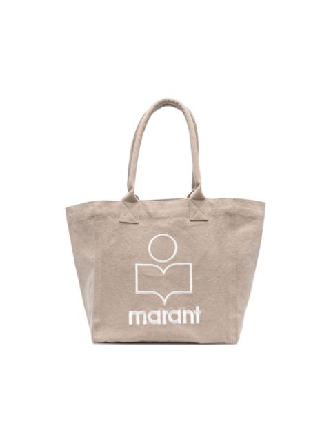 Isabel Marant Yenky logo-embroidered tote bag