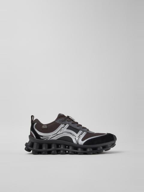 CAMPER Pelotissima Gray and Black Sorona and Textile Sneakers for Women.