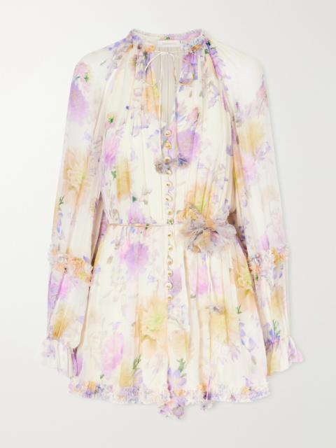 Zimmermann Luna Ruffled Playsuit