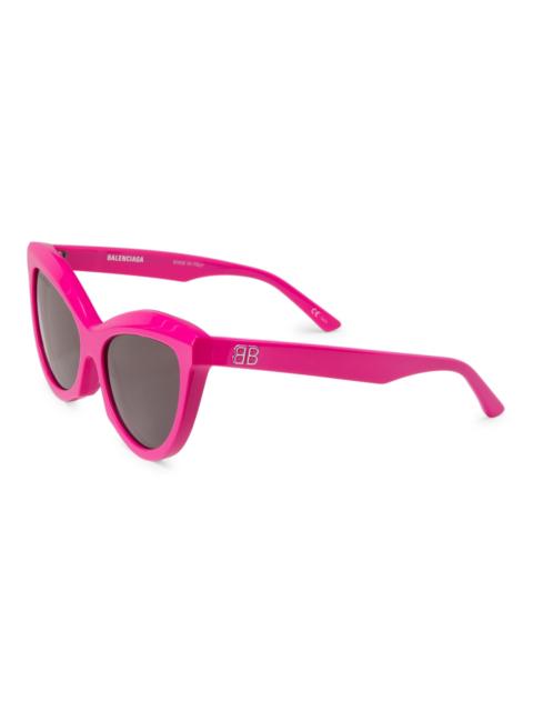BALENCIAGA Women's Power 57MM Cat-Eye Sunglasses - Fuchsia