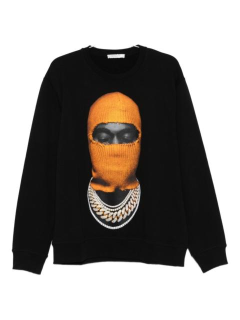 ih nom uh nit balaclava-necklace sweatshirt