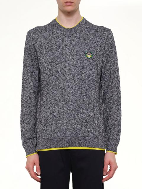 KENZO Tiger Knit Sweatshirt in Anthracite