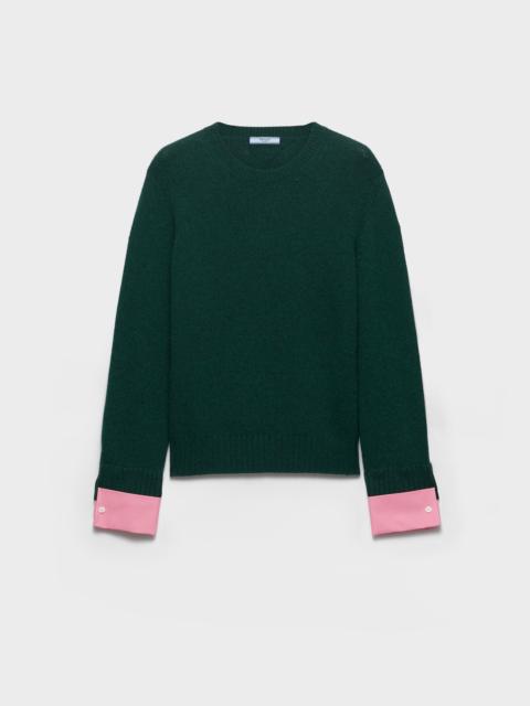 Prada Wool and cashmere crew-neck sweater