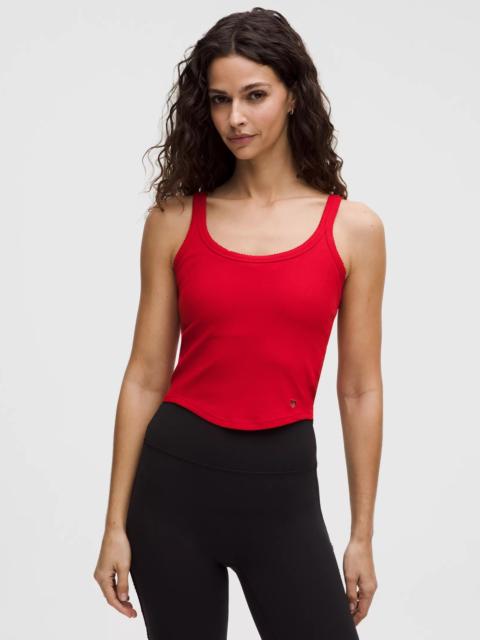 lululemon Nulu Ribbed Cropped Tank Top *Heart