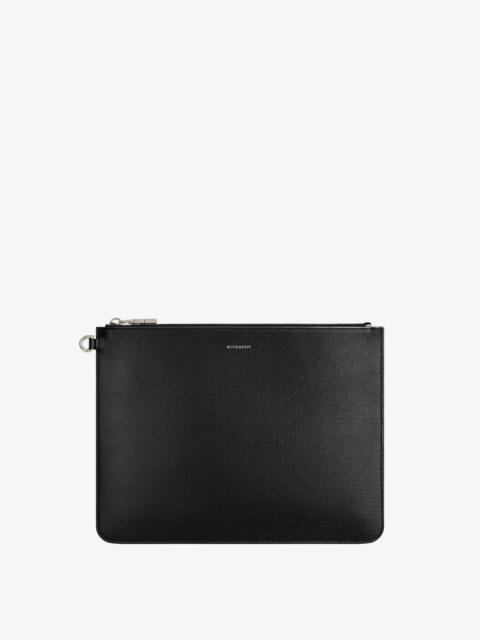 LARGE GIVENCHY POUCH IN 4G CLASSIC LEATHER