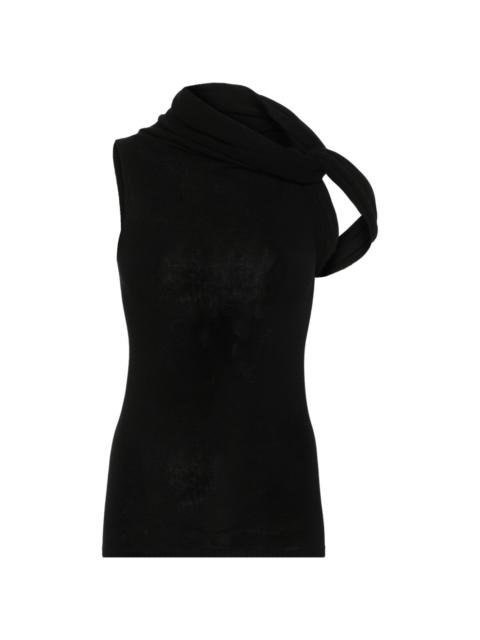 Rick Owens high-neck knitted top