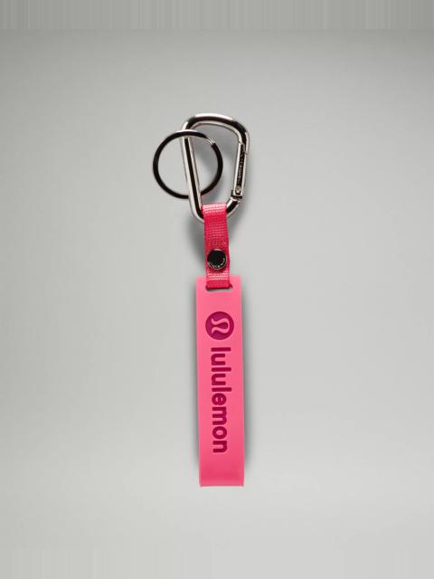 lululemon Silicone Keychain