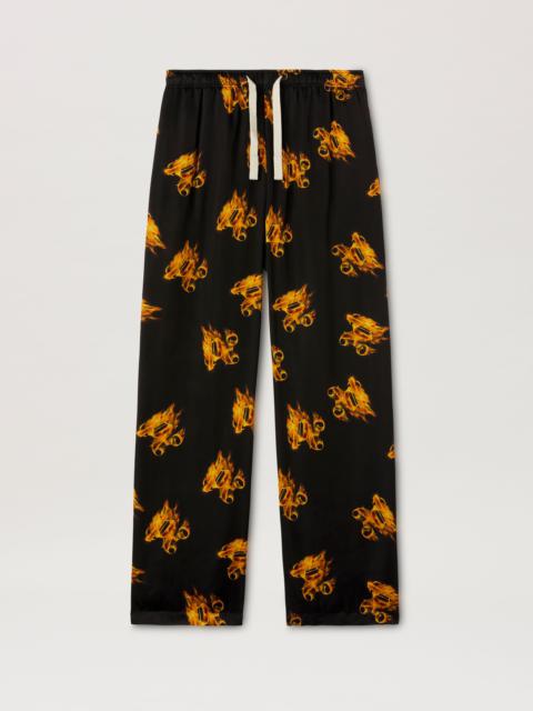 Palm Angels Burning Monogram Loose Pants