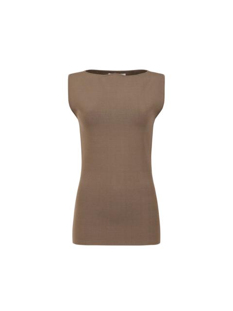 entire studios BOAT NECK TOP TAN