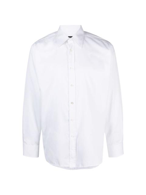 Cotton Silk Poplin slim-fit shirt