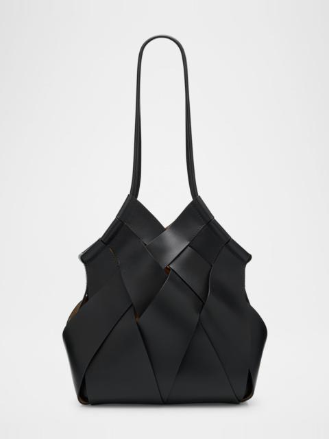 ULLA JOHNSON Charlotte Woven Leather Tote Bag