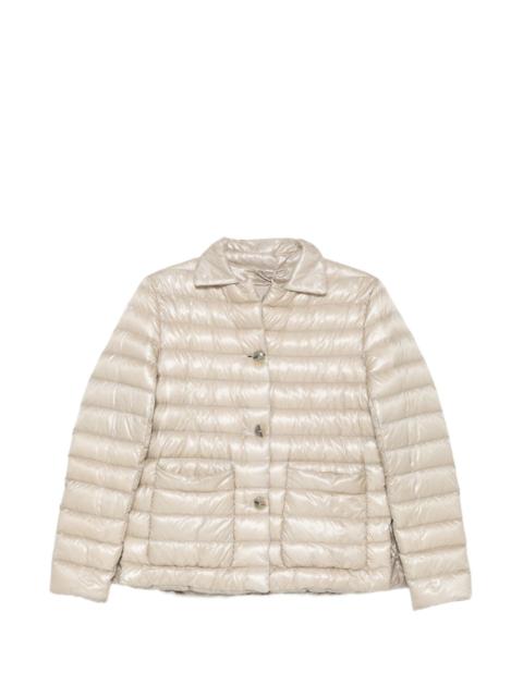 Herno quilted button-up jacket