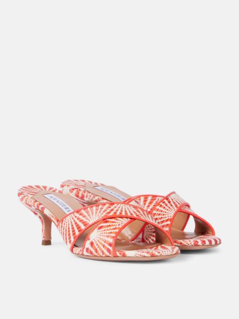 AQUAZZURA 55mm Divine mules