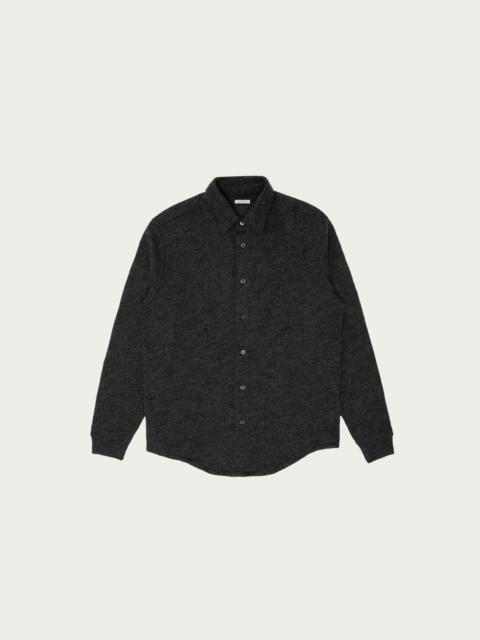 LADY WHITE CO. Crater Wool Button Up - Charcoal