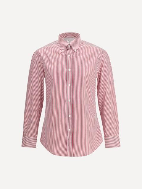 Brunello Cucinelli Striped long-sleeve Cotton Shirt