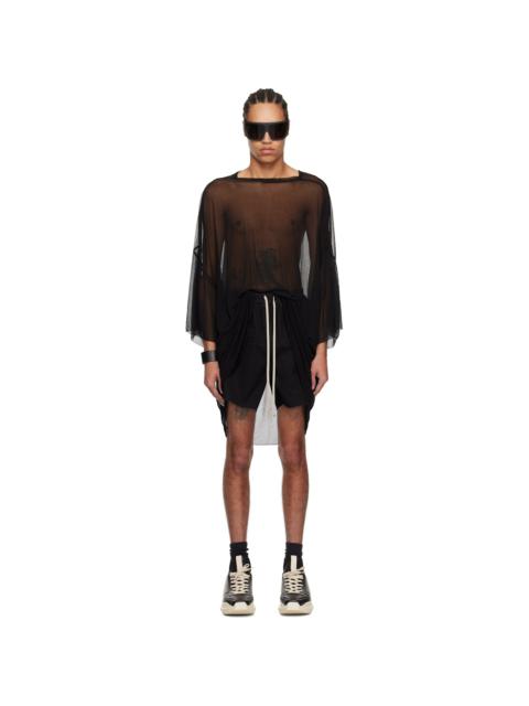 Rick Owens Black Hollywood Tommy T-shirt